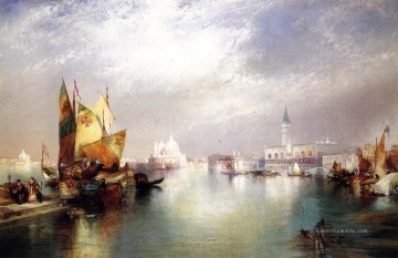 venedig Ölbilder verkaufen - Die Pracht der Seestück Thomas Moran Venedig